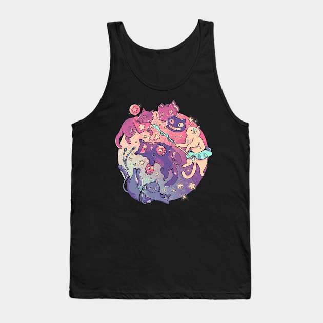 Crystal Cats Tank Top by studioyumie